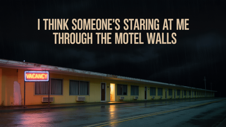 I Think Someone’s Staring at Me Through the Motel Walls