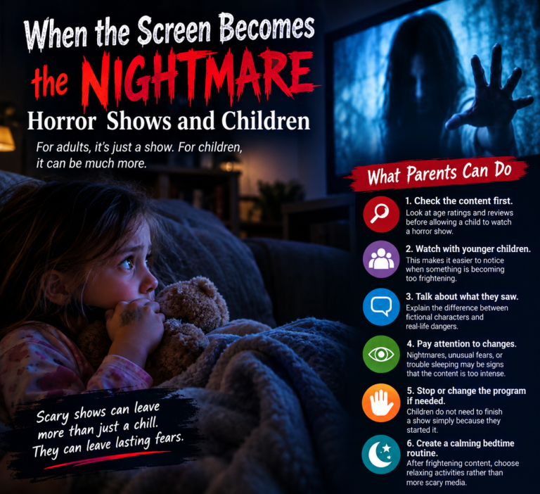 When the Screen Becomes the Nightmare: Horror Shows and Children